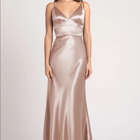 Jenny Yoo Dresses & Skirts - Jenny Yoo - Petal Satin Back Crepe - Brenna Dress